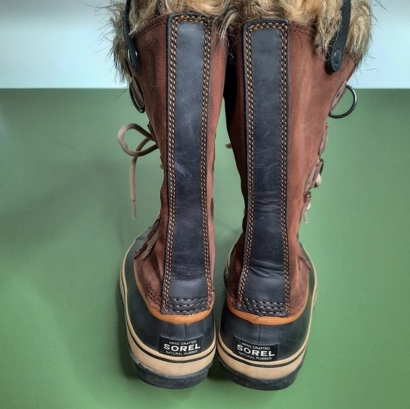 Sorel Tabacco Susan Joan Of Arctic Weatherproof Boots 8 - Picture 5 of 8
